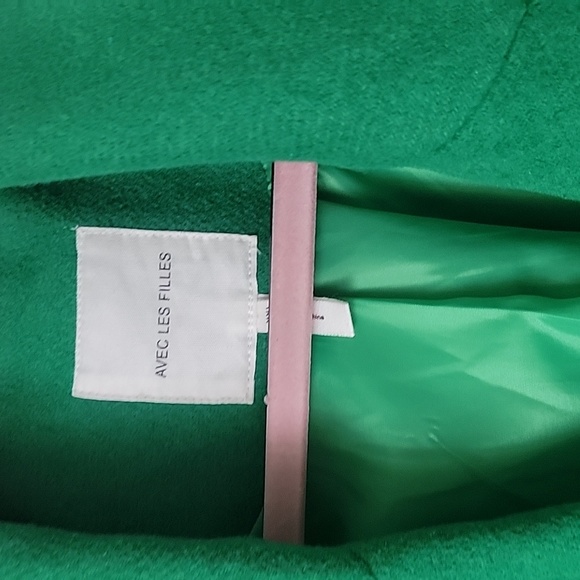 Avec Les Filles long wool coat - Picture 4 of 6